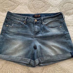Seven 7 cuffed jean shorts